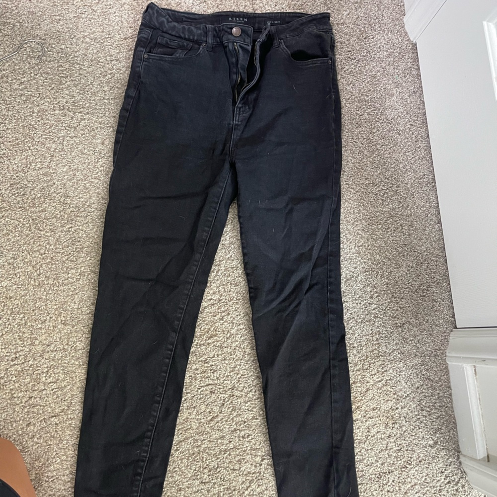 Classic Black Skinny Jeans